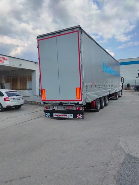 Finished trailer on the plant site