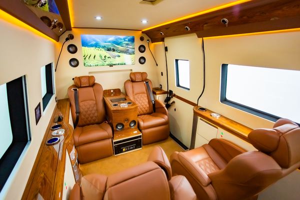 Powered leather seats